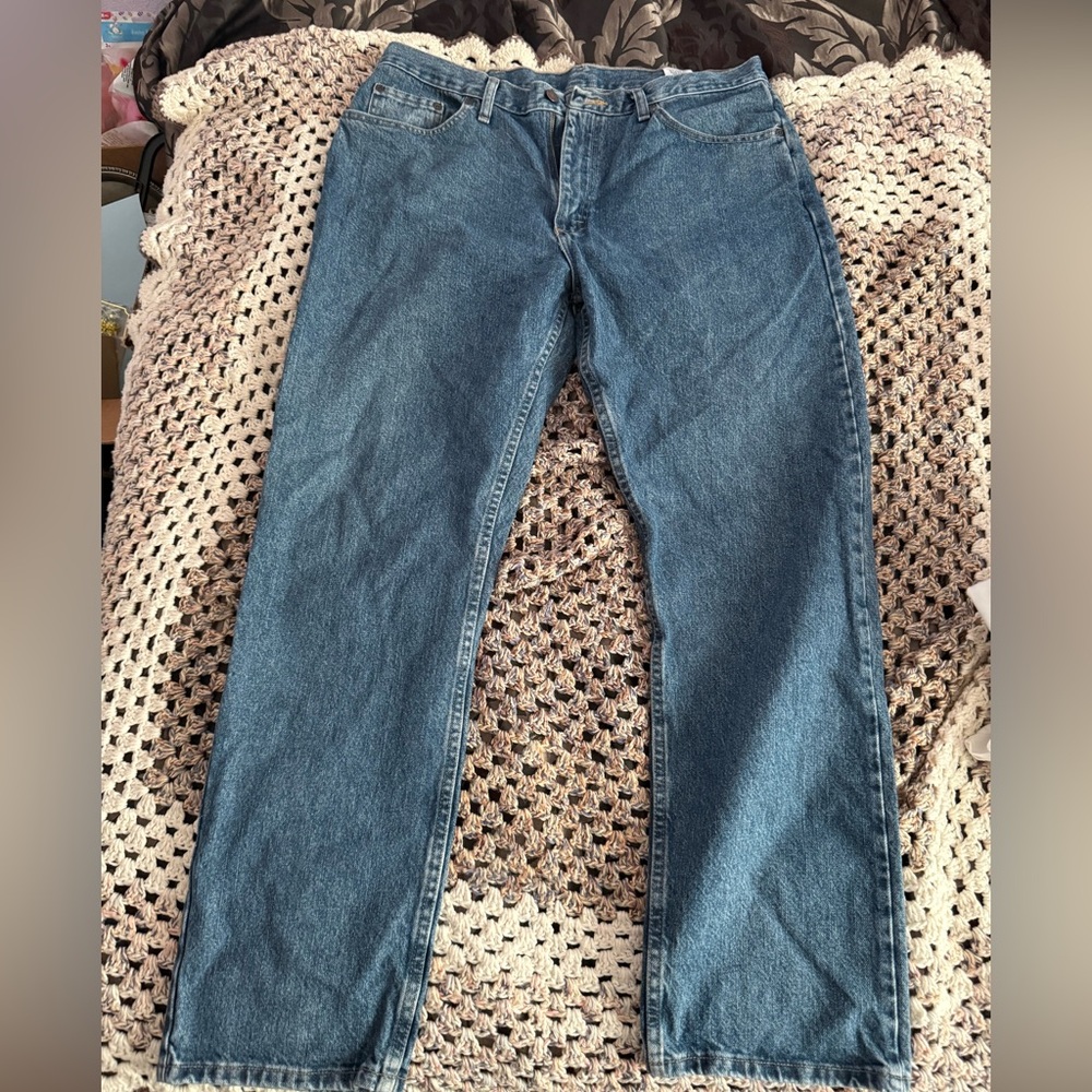 Wrangler Men's Straight Blue Jeans